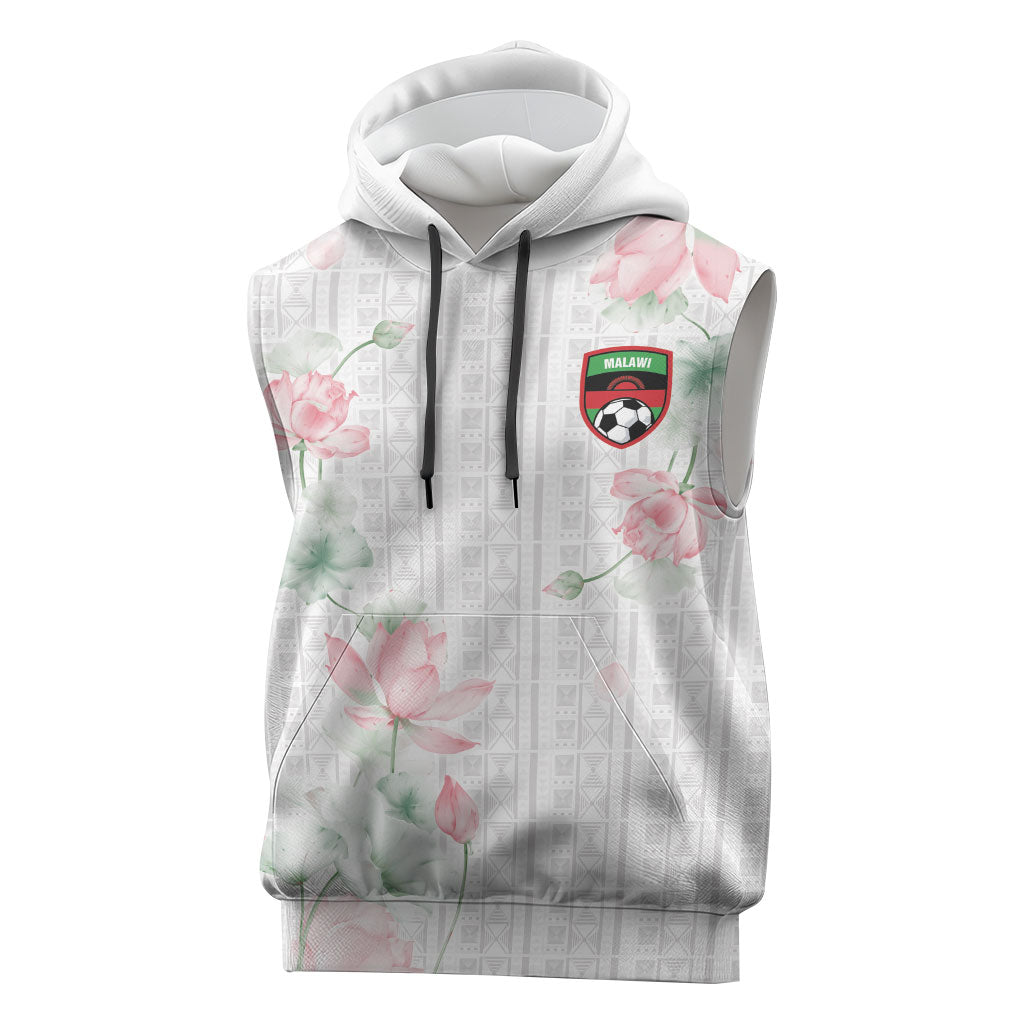 Custom Malawi Lotus Floral Sleeveless Hoodie Africa Women’s Football Champion Series 2026