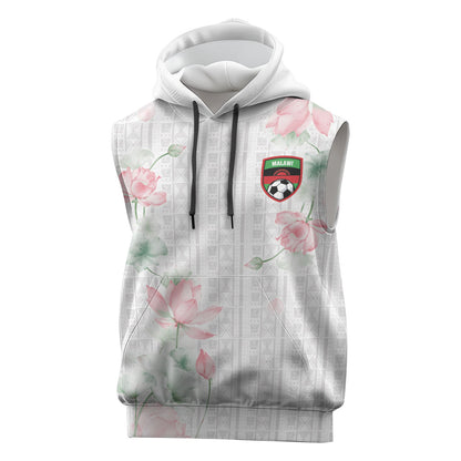 Custom Malawi Lotus Floral Sleeveless Hoodie Africa Women’s Football Champion Series 2026