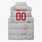 Custom Malawi Lotus Floral Sleeveless Puffer Jacket Africa Women’s Football Champion Series 2026
