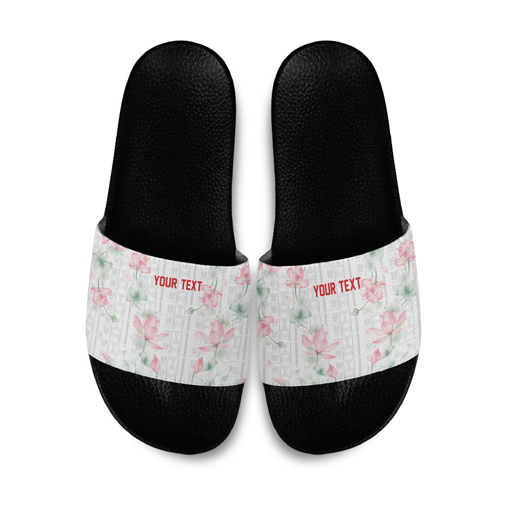 Custom Malawi Lotus Floral Slide Sandals Africa Women’s Football Champion Series 2026