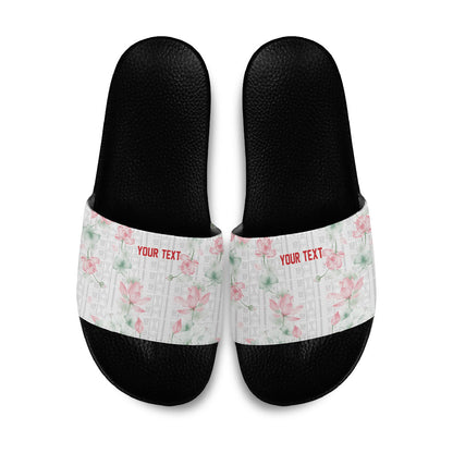 Custom Malawi Lotus Floral Slide Sandals Africa Women’s Football Champion Series 2026