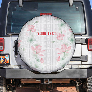 Custom Malawi Lotus Floral Spare Tire Cover Africa Women’s Football Champion Series 2026