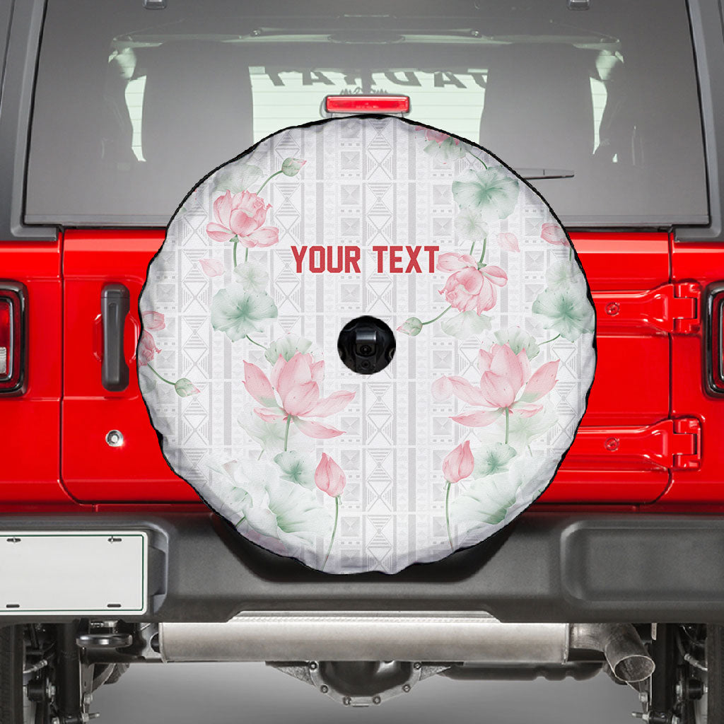 Custom Malawi Lotus Floral Spare Tire Cover Africa Women’s Football Champion Series 2026