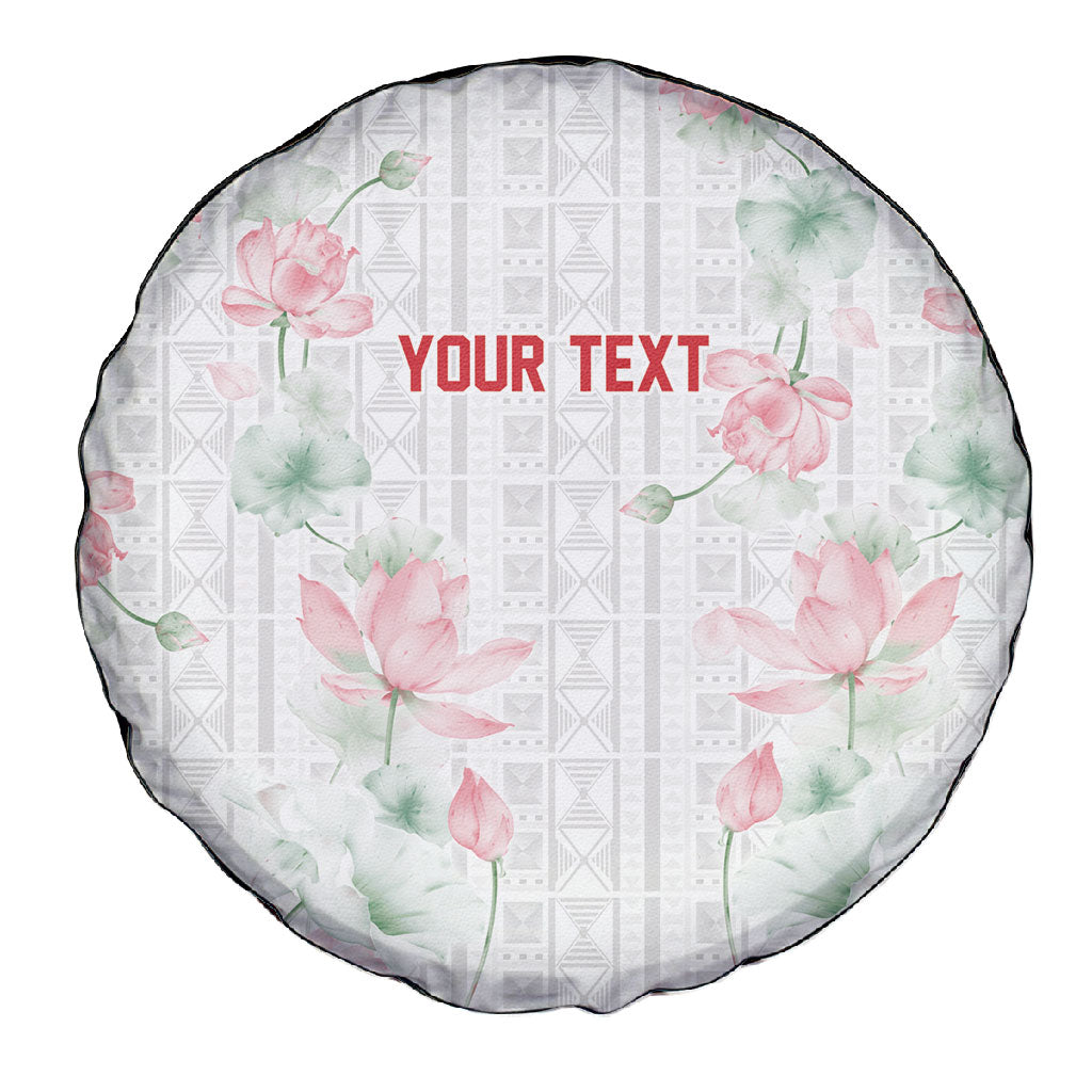 Custom Malawi Lotus Floral Spare Tire Cover Africa Women’s Football Champion Series 2026