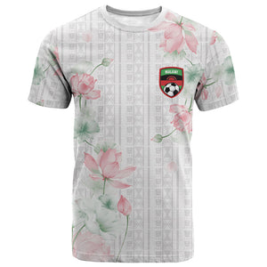 Custom Malawi Lotus Floral T shirt Africa Women’s Football Champion Series 2026