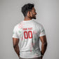 Custom Malawi Lotus Floral T shirt Africa Women’s Football Champion Series 2026