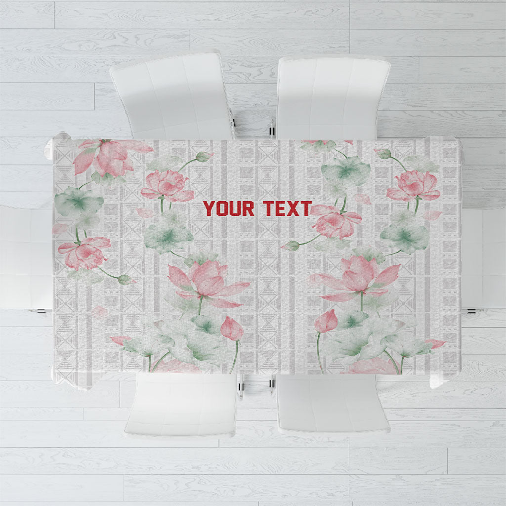 Custom Malawi Lotus Floral Tablecloth Africa Women’s Football Champion Series 2026