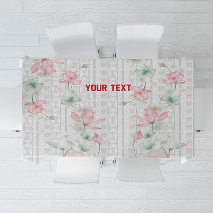 Custom Malawi Lotus Floral Tablecloth Africa Women’s Football Champion Series 2026