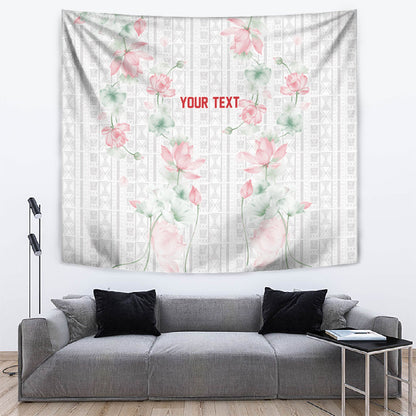 Custom Malawi Lotus Floral Tapestry Africa Women’s Football Champion Series 2026