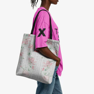 Custom Malawi Lotus Floral Tote Bag Africa Women’s Football Champion Series 2026