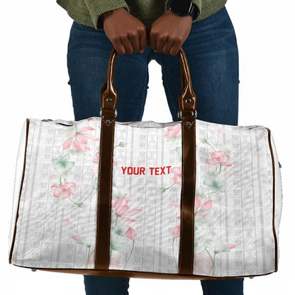 Custom Malawi Lotus Floral Travel Bag Africa Women’s Football Champion Series 2026