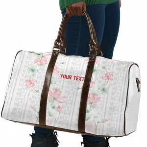 Custom Malawi Lotus Floral Travel Bag Africa Women’s Football Champion Series 2026