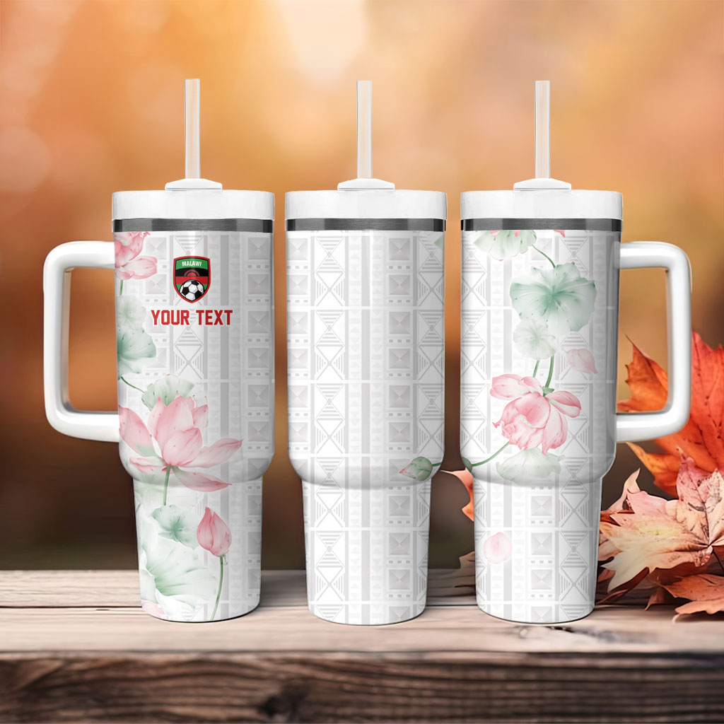 Custom Malawi Lotus Floral Tumbler With Handle Africa Women’s Football Champion Series 2026
