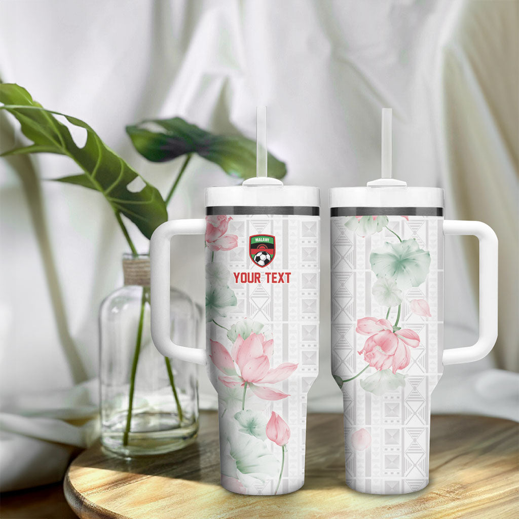 Custom Malawi Lotus Floral Tumbler With Handle Africa Women’s Football Champion Series 2026