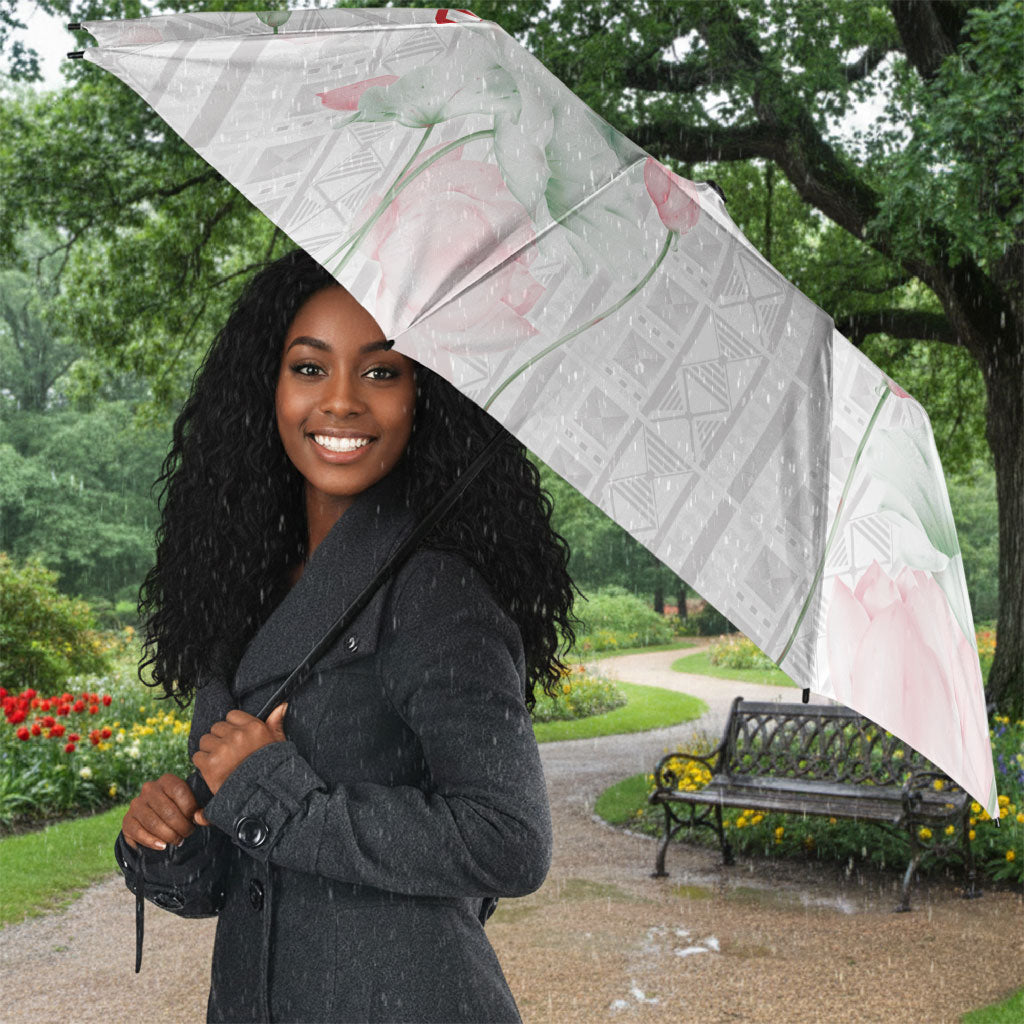 Custom Malawi Lotus Floral Umbrella Africa Women’s Football Champion Series 2026