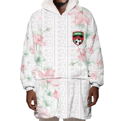 Custom Malawi Lotus Floral Wearable Blanket Hoodie Africa Women’s Football Champion Series 2026