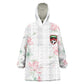 Custom Malawi Lotus Floral Wearable Blanket Hoodie Africa Women’s Football Champion Series 2026