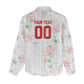 Custom Malawi Lotus Floral Women Casual Shirt Africa Women’s Football Champion Series 2026