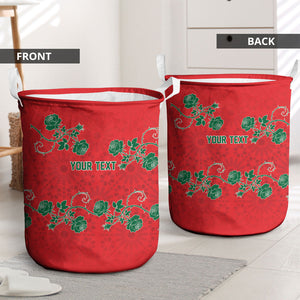 Custom Morocco Desert Rose Floral Laundry Basket Africa Women’s Football Champion Series 2026