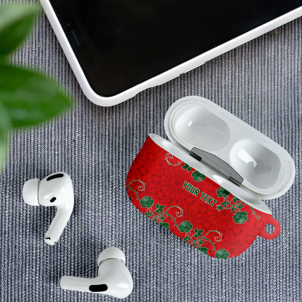 Custom Morocco Desert Rose Floral AirPods Case Africa Women’s Football Champion Series 2026