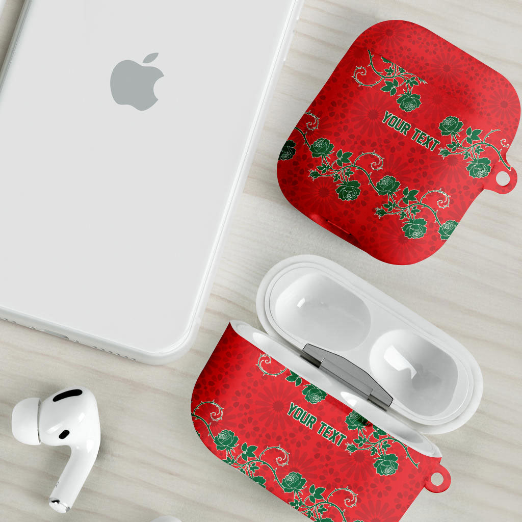 Custom Morocco Desert Rose Floral AirPods Case Africa Women’s Football Champion Series 2026