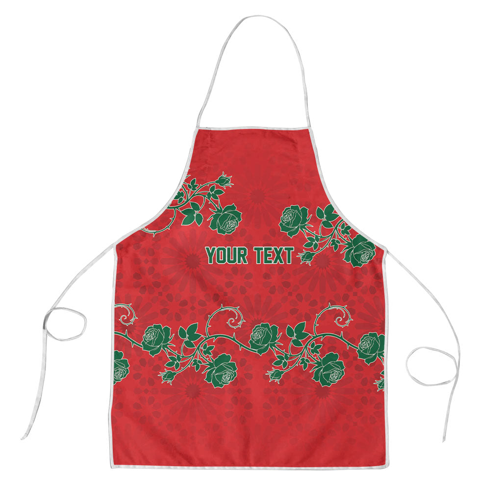 Custom Morocco Desert Rose Floral Apron Africa Women’s Football Champion Series 2026