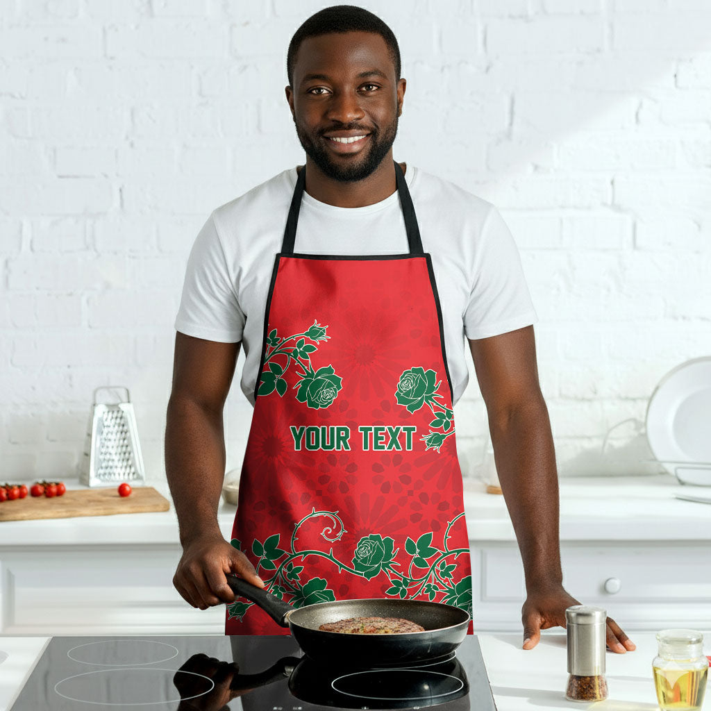 Custom Morocco Desert Rose Floral Apron Africa Women’s Football Champion Series 2026