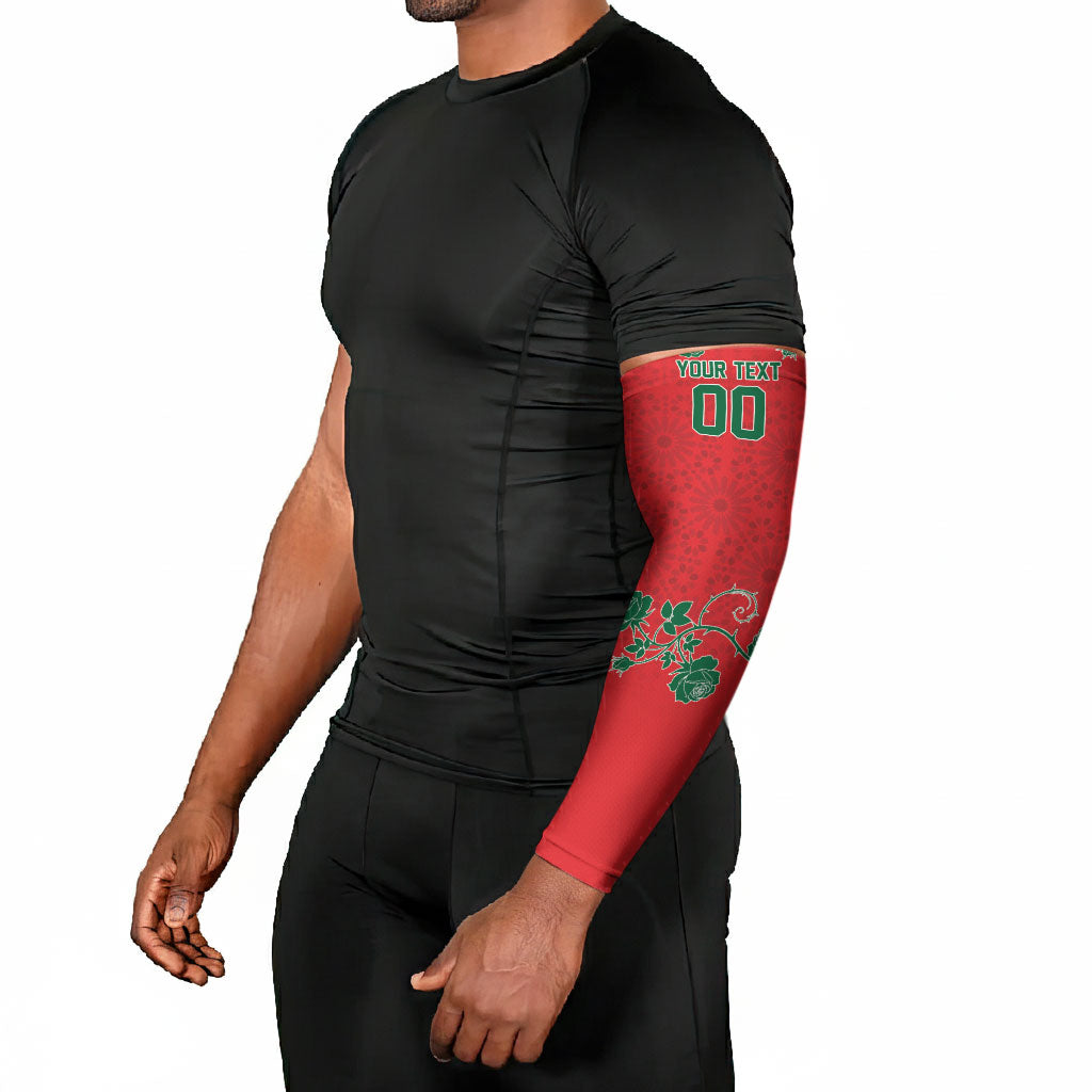 Custom Morocco Desert Rose Floral Arm Sleeves Africa Women’s Football Champion Series 2026
