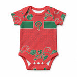 Custom Morocco Desert Rose Floral Baby Onesie Africa Women’s Football Champion Series 2026
