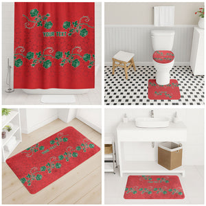 Custom Morocco Desert Rose Floral Bathroom Set Africa Women’s Football Champion Series 2026