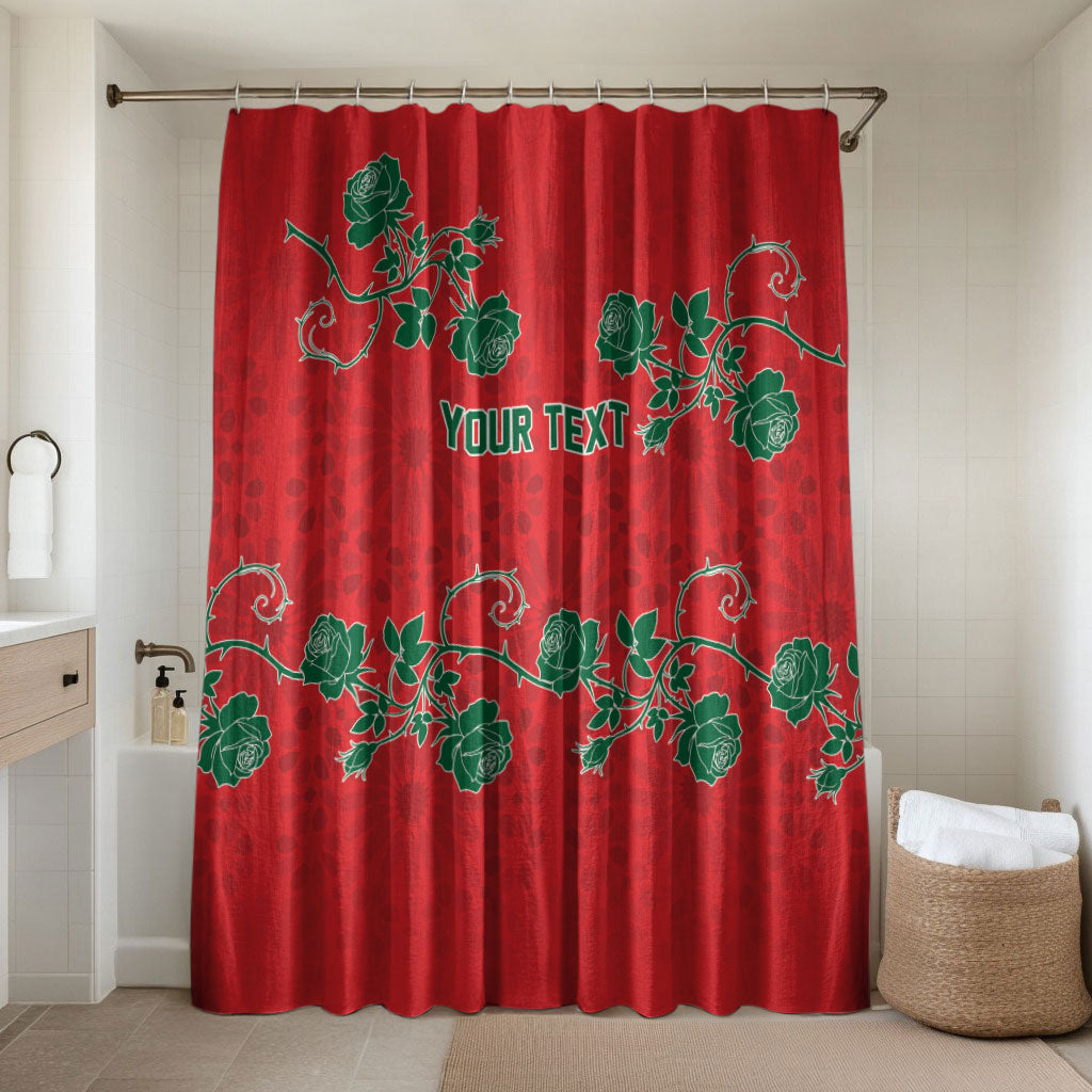Custom Morocco Desert Rose Floral Bathroom Set Africa Women’s Football Champion Series 2026
