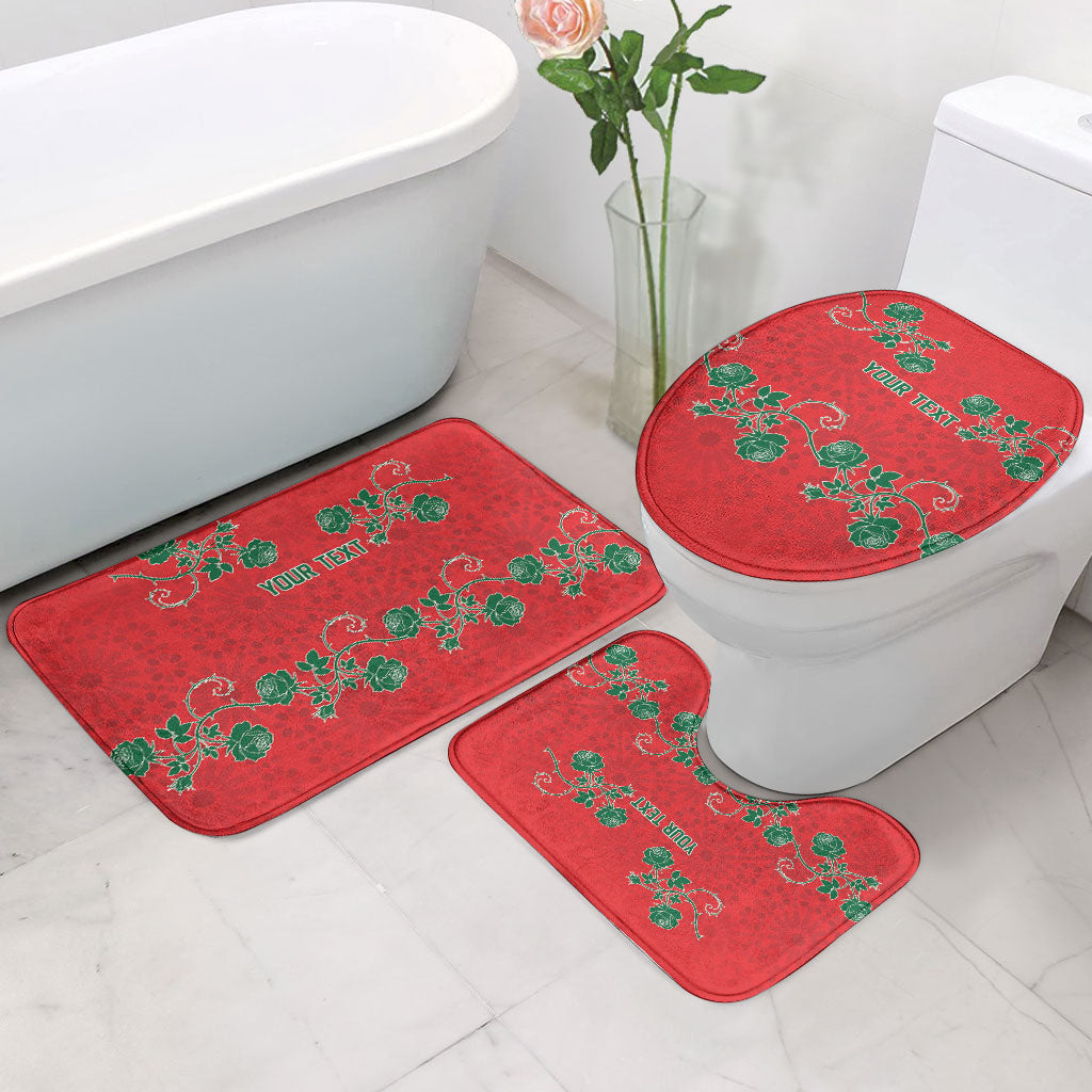 Custom Morocco Desert Rose Floral Bathroom Set Africa Women’s Football Champion Series 2026