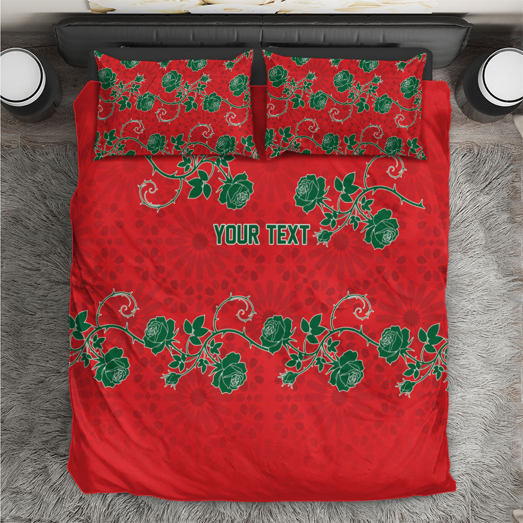 Custom Morocco Desert Rose Floral Bedding Set Africa Women’s Football Champion Series 2026