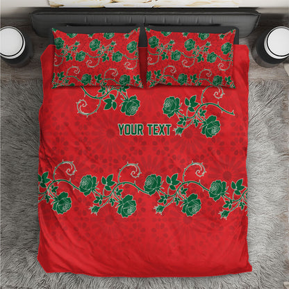 Custom Morocco Desert Rose Floral Bedding Set Africa Women’s Football Champion Series 2026