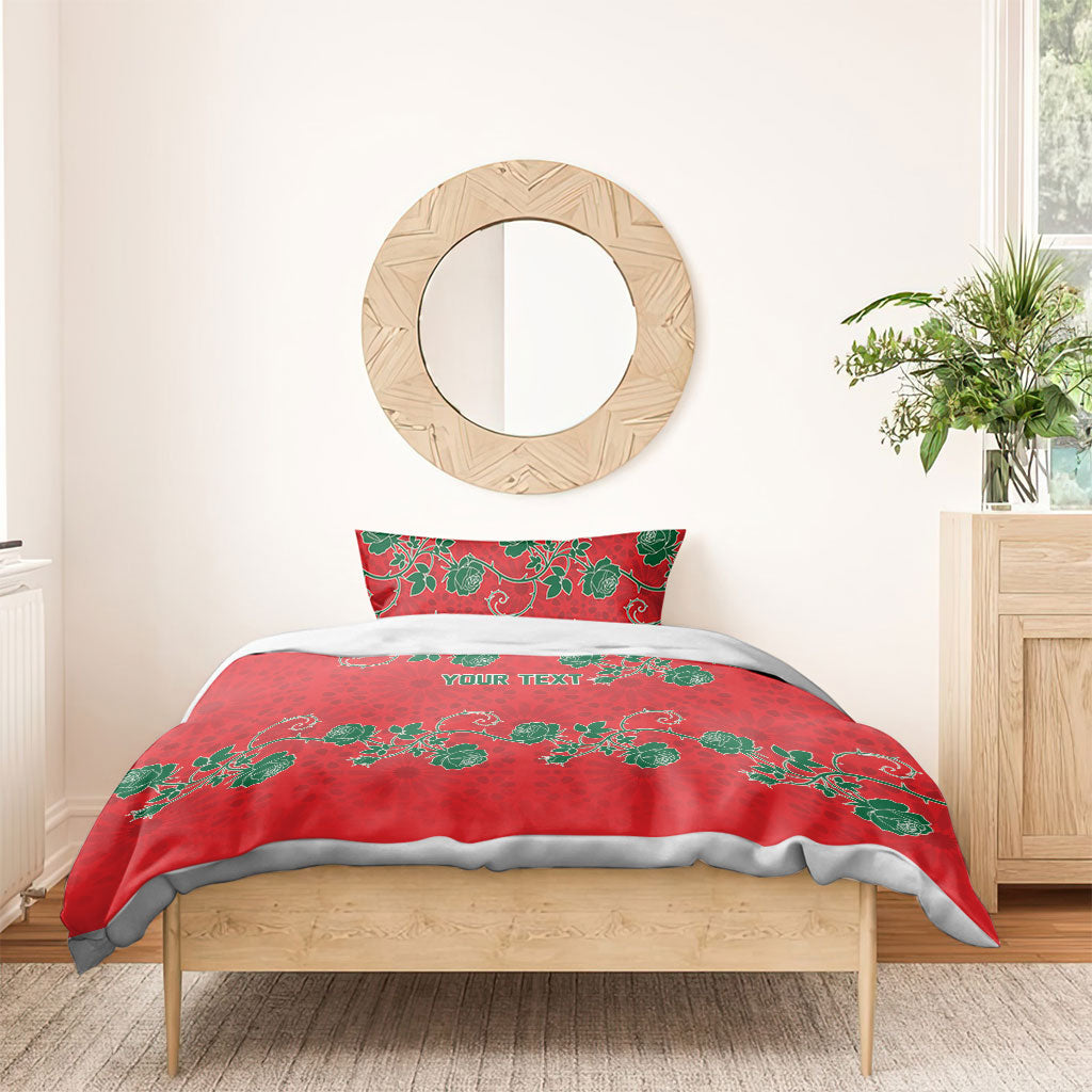 Custom Morocco Desert Rose Floral Bedding Set Africa Women’s Football Champion Series 2026