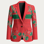 Custom Morocco Desert Rose Floral Blazer Africa Women’s Football Champion Series 2026