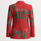 Custom Morocco Desert Rose Floral Blazer Africa Women’s Football Champion Series 2026