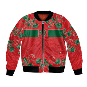 Custom Morocco Desert Rose Floral Bomber Jacket Africa Women’s Football Champion Series 2026