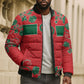 Custom Morocco Desert Rose Floral Bomber Puffer Jacket Africa Women’s Football Champion Series 2026