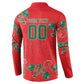 Custom Morocco Desert Rose Floral Button Sweatshirt Africa Women’s Football Champion Series 2026