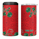 Custom Morocco Desert Rose Floral 4 in 1 Can Cooler Tumbler Africa Women’s Football Champion Series 2026