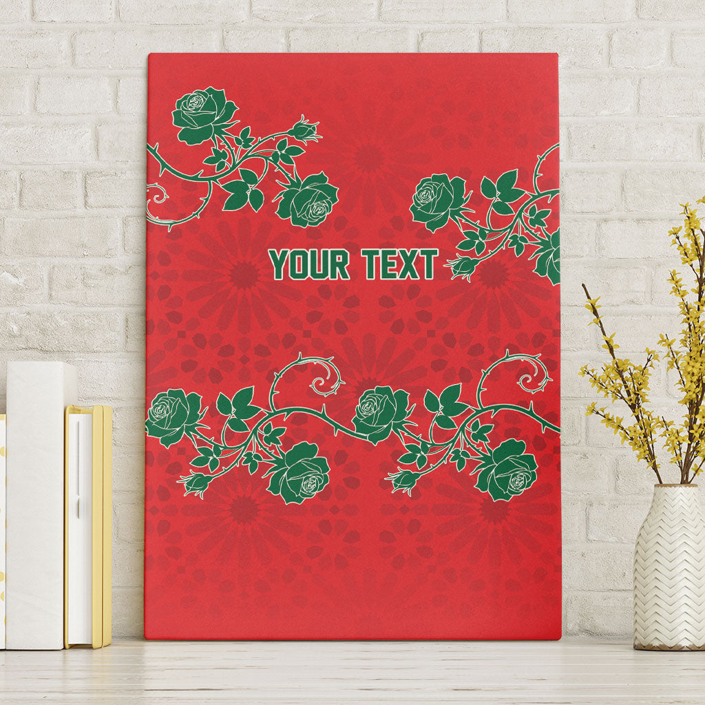 Custom Morocco Desert Rose Floral Canvas Wall Art Africa Women’s Football Champion Series 2026