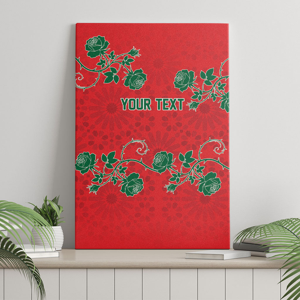 Custom Morocco Desert Rose Floral Canvas Wall Art Africa Women’s Football Champion Series 2026