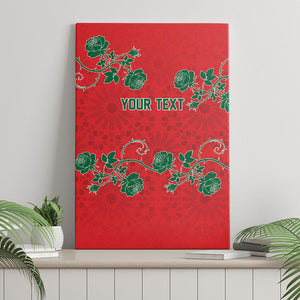 Custom Morocco Desert Rose Floral Canvas Wall Art Africa Women’s Football Champion Series 2026