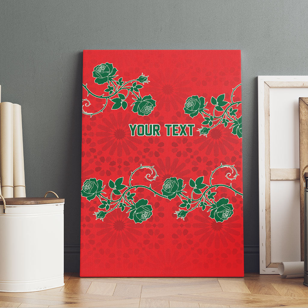 Custom Morocco Desert Rose Floral Canvas Wall Art Africa Women’s Football Champion Series 2026