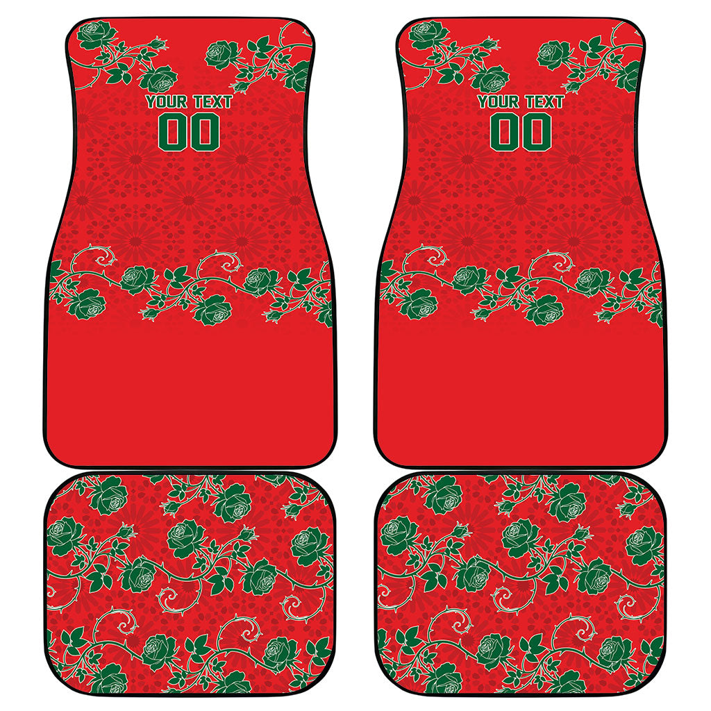 Custom Morocco Desert Rose Floral Car Mats Africa Women’s Football Champion Series 2026