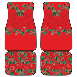 Custom Morocco Desert Rose Floral Car Mats Africa Women’s Football Champion Series 2026