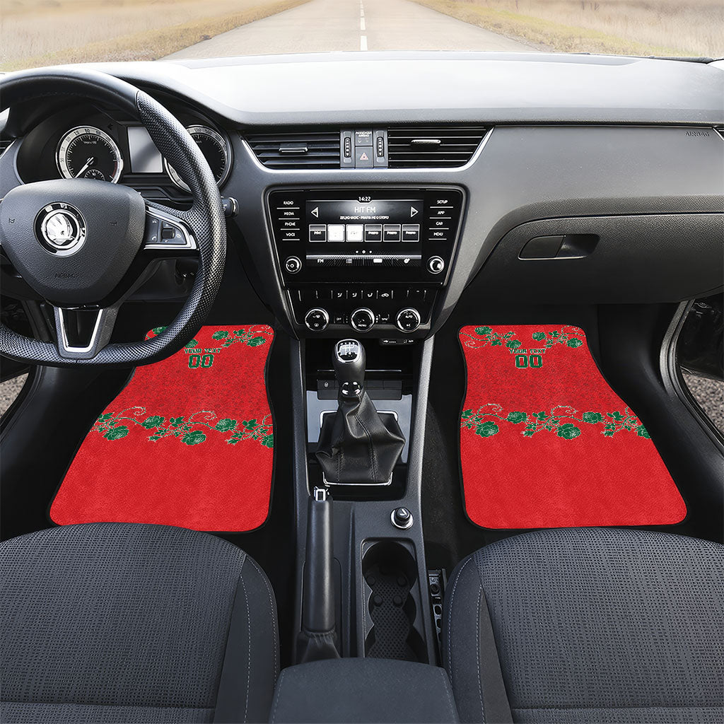 Custom Morocco Desert Rose Floral Car Mats Africa Women’s Football Champion Series 2026