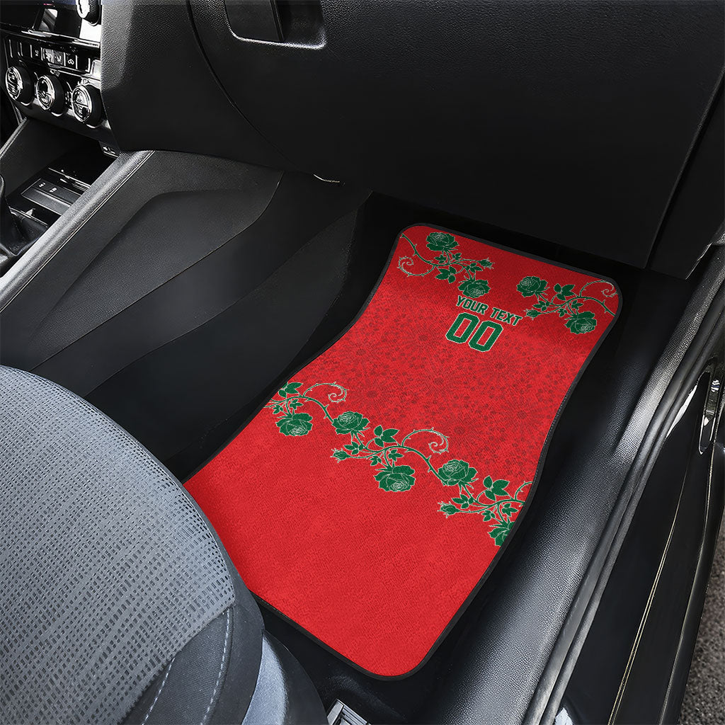 Custom Morocco Desert Rose Floral Car Mats Africa Women’s Football Champion Series 2026