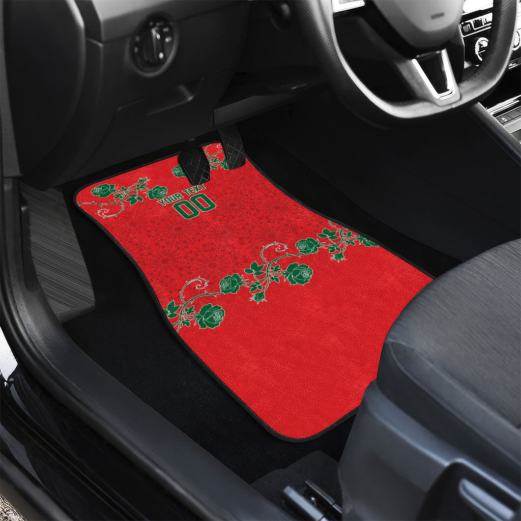 Custom Morocco Desert Rose Floral Car Mats Africa Women’s Football Champion Series 2026